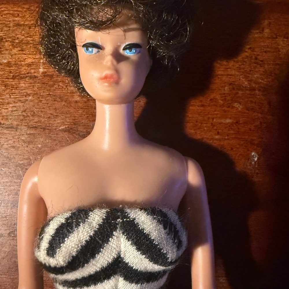 Barbie Black and White Doll with Striking Stripes